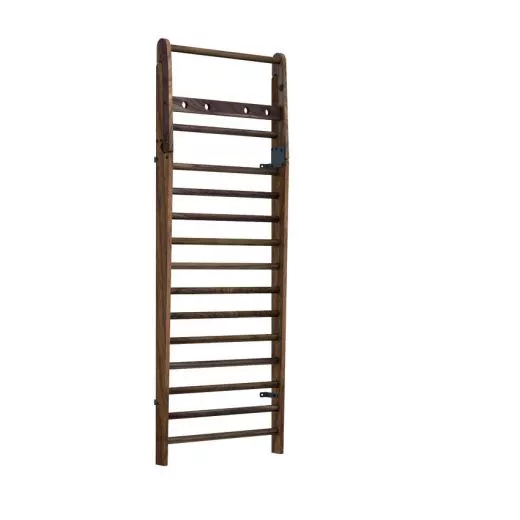 NOHRD Wallbars Sprossenwand Nussbaum, 14 Sprossen