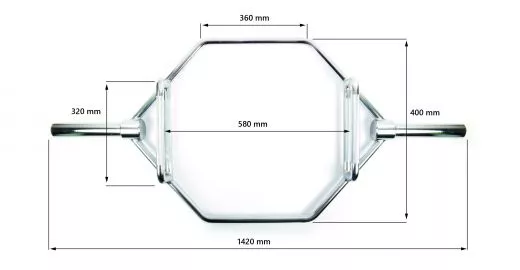 ATS SQUAT HEX BAR ( 50 MM / STAHL)