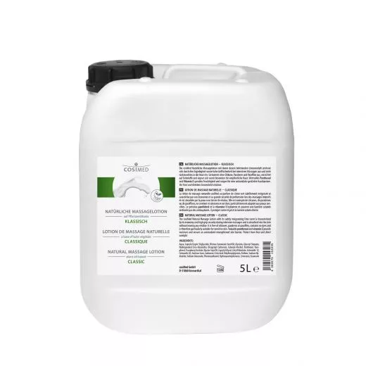 Cosimed Masagelotion Klassisch 1 Liter und 5 Liter