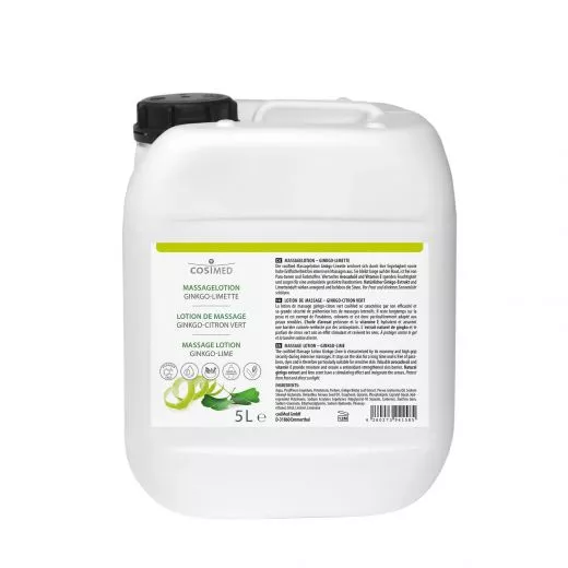Cosimed Masagelotion Gingko-Limette 1 Liter und 5 Liter
