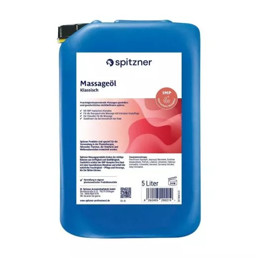 SPITZNER Massage�l - 5 Liter