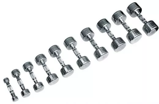 GYMNASTIKHANTEL CHROM