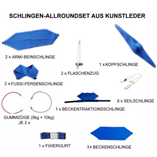 Schlingenbesteck Allroundset aus Kunstleder