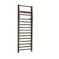 NOHRD Wallbars Sprossenwand Nussbaum, 14 Sprossen