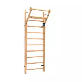NOHRD Wallbars Sprossenwand Eiche, 10 Sprossen