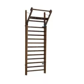 NOHRD Wallbars Sprossenwand Nussbaum, 14 Sprossen