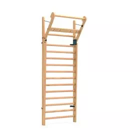 NOHRD Wallbars Sprossenwand Eiche, 14 Sprossen