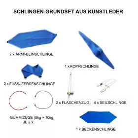 Schlingenbesteck Grundset aus Kunstleder